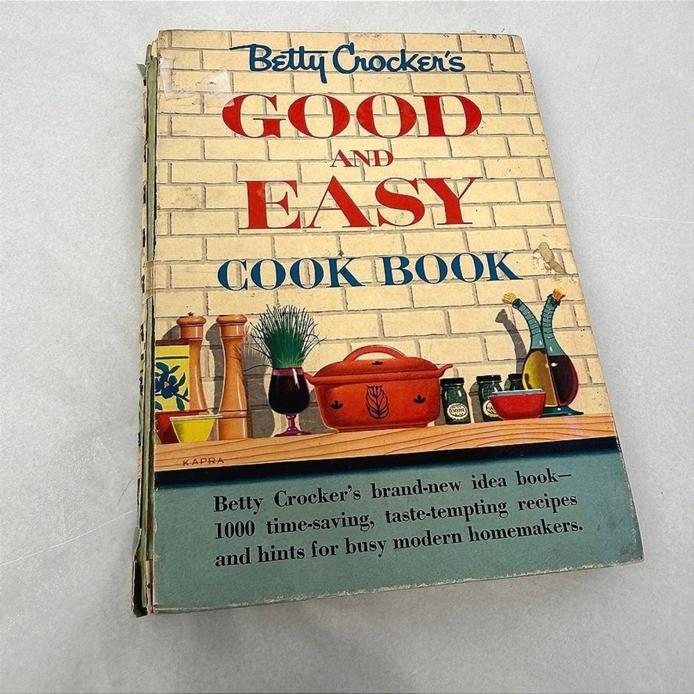 Betty Crocker Good & Easy Cook Book VTG 1954 Spiral Bound 1st Ed-5th ACCEPTABLE